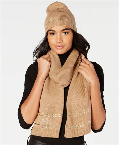 michael kors hat and scarf